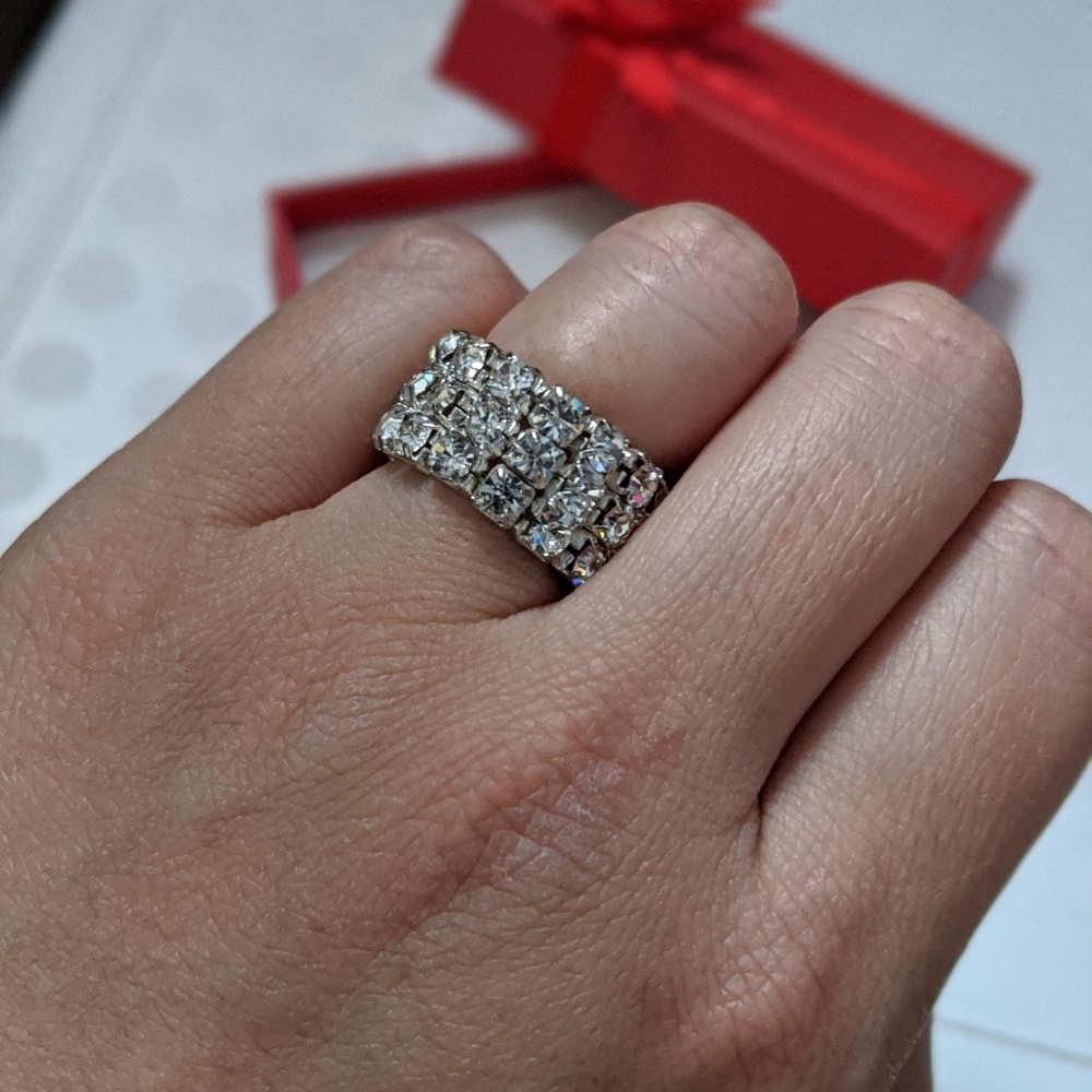 💍Faux Diamond💍 Wrapped Ring